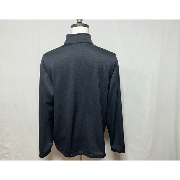 Callaway Pullover Mens XL Gray 1/4 Zip Sweatshirt Mock Neck Long Sleeve Golf - Picture 3 of 10